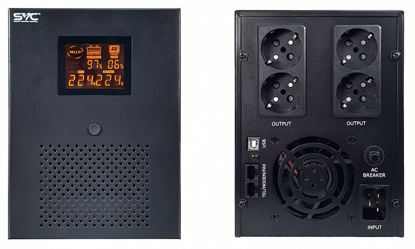 SVC V-3000-R-LCD Источник бесперебойного питания - YUM