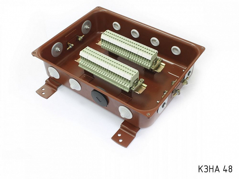 КЗНА-48 У3 IP43 (zeta30313) Клеммная коробка с наборными зажимами - YUM