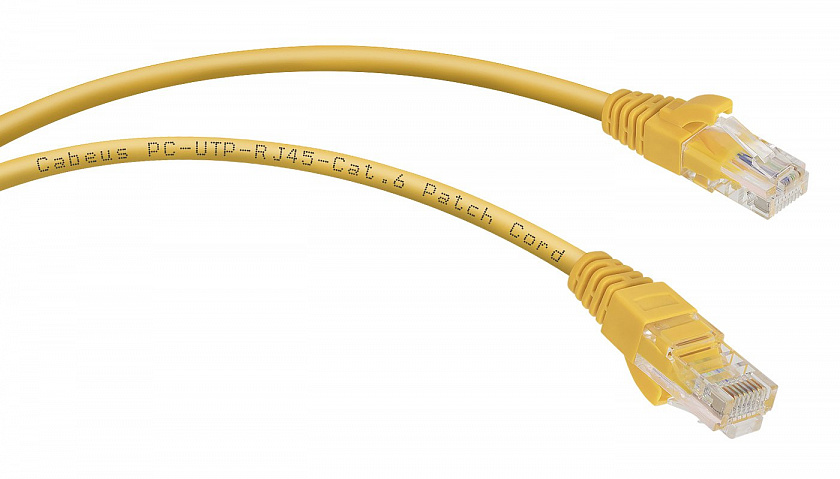 PC-UTP-RJ45-Cat.6-0.3m-YL (8703c) Патч-корд медный - YUM