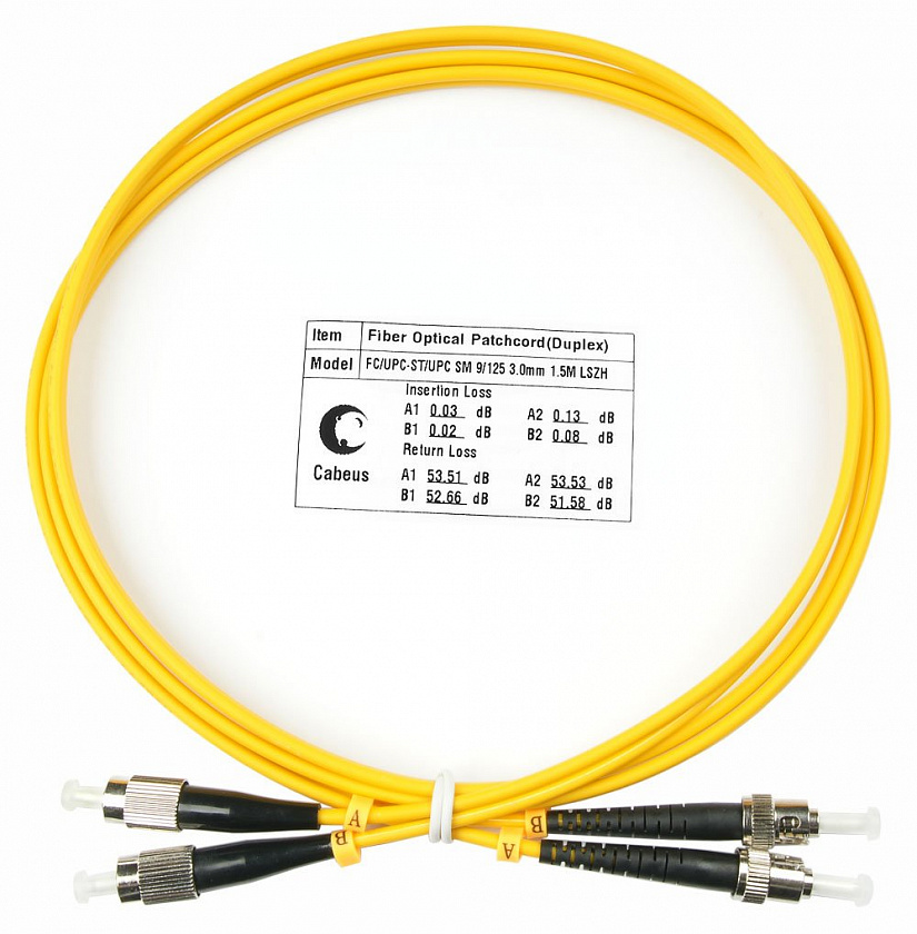 FOP(d)-9-FC-ST-10m (7498c) Патч-корд оптический - YUM