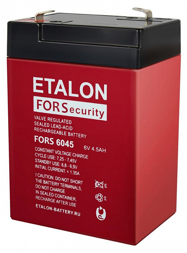 ETALON FORS 6045 Аккумулятор герметичный свинцово-кислотный - YUM