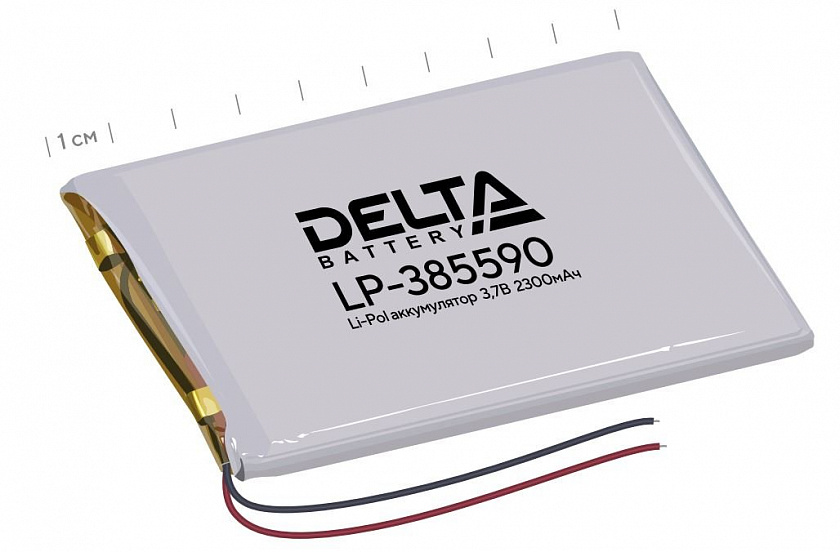 Delta LP-385590 Аккумулятор литий-полимерный призматический - YUM