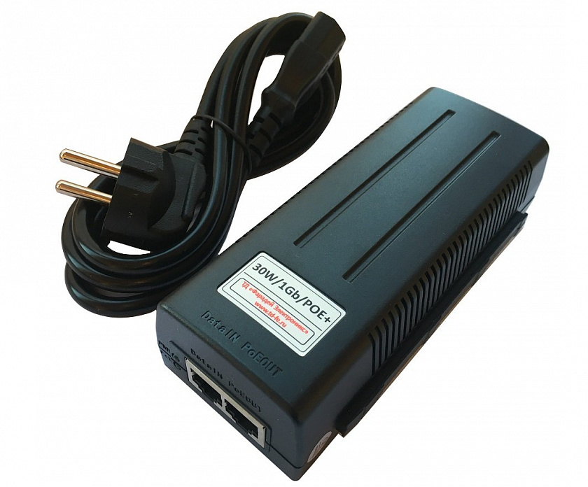 30W/1Gb/POE+ Инжектор РоЕ - YUM