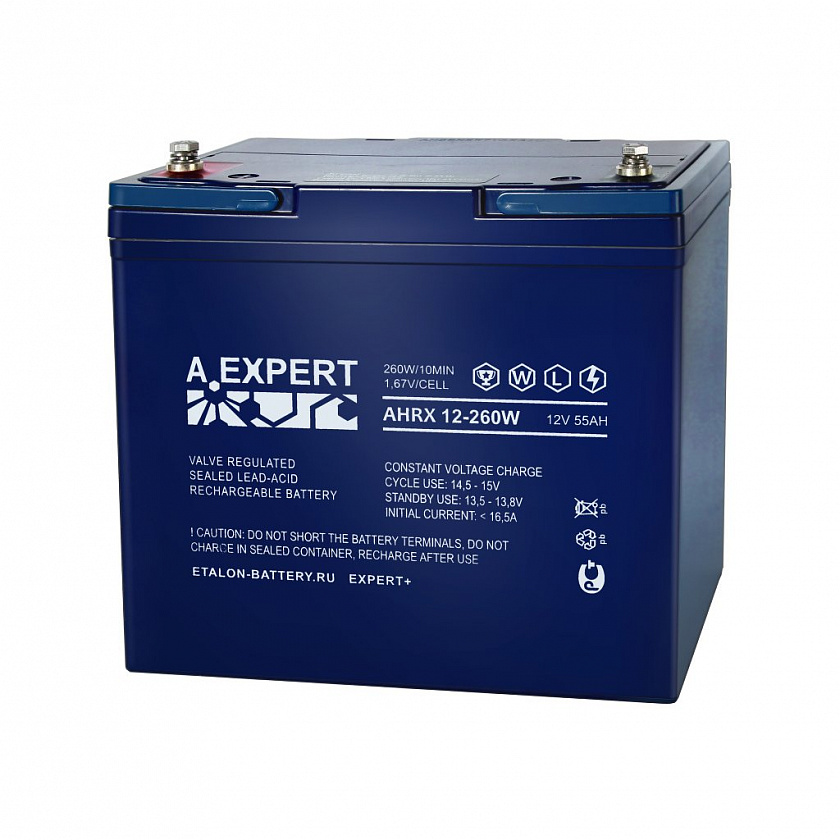 ETALON A.EXPERT AHRX 12-260W Аккумулятор герметичный свинцово-кислотный - YUM
