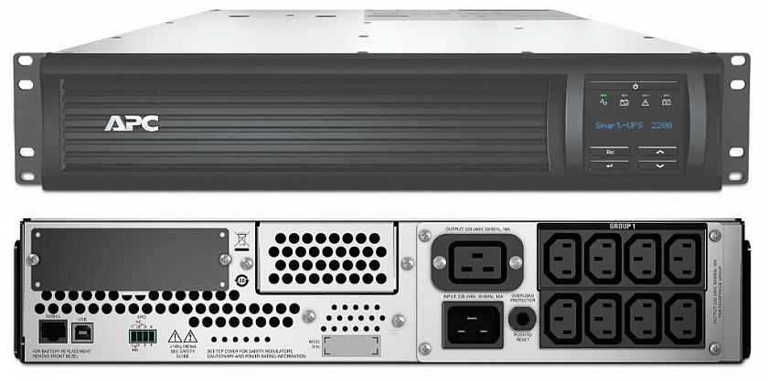 SMT2200RMI2U APC Smart-UPS 2200 ВА Источник бесперебойного питания - YUM