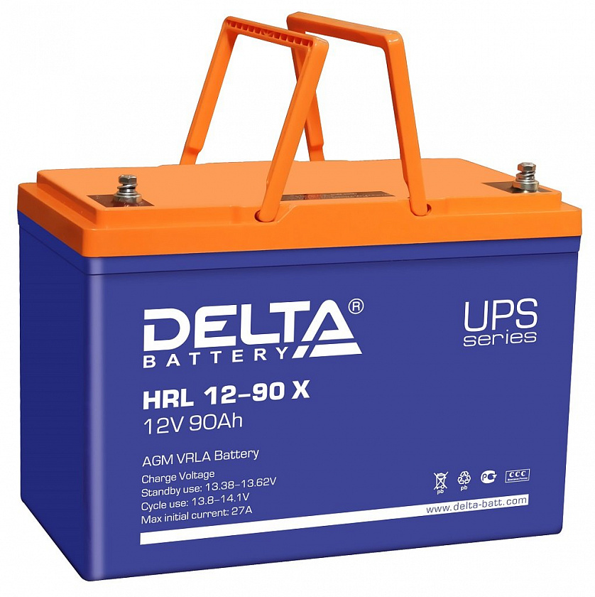 Delta HRL 12-90 X Аккумулятор герметичный свинцово-кислотный - YUM
