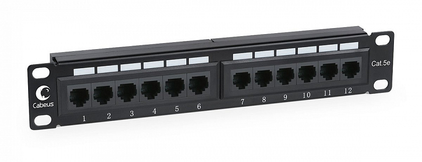 PL-12-Cat.5e (7085c) Патч-панель 10'' - YUM