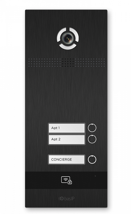 BI-02FB BLACK Вызывная панель IP-домофона - YUM