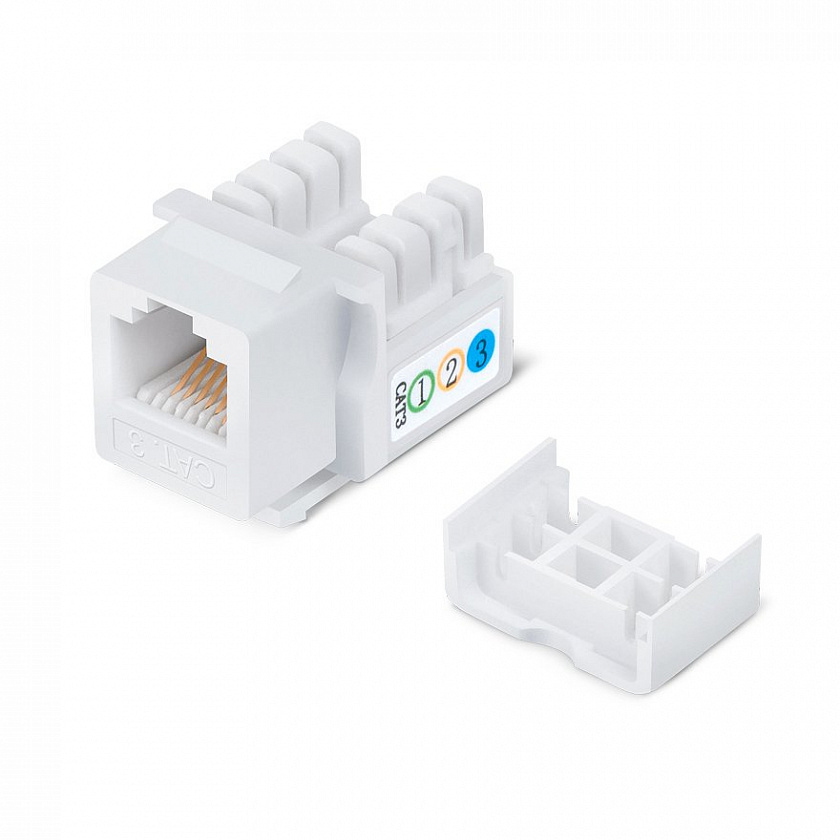 KJ-RJ12-90 (7957c) Вставка Keystone Jack - YUM