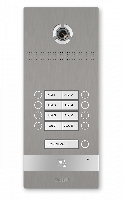 BI-08FB SILVER Вызывная панель IP-домофона - YUM