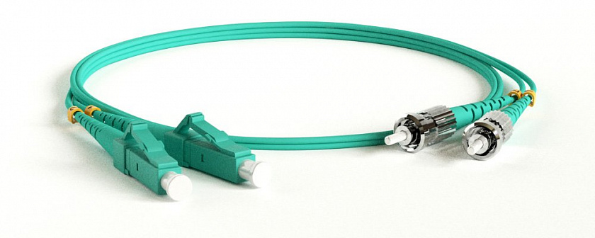FC-D2-503-LC/PR-ST/PR-H-2M-LSZH-AQ Патч-корд волоконно-оптический многомодовый - YUM