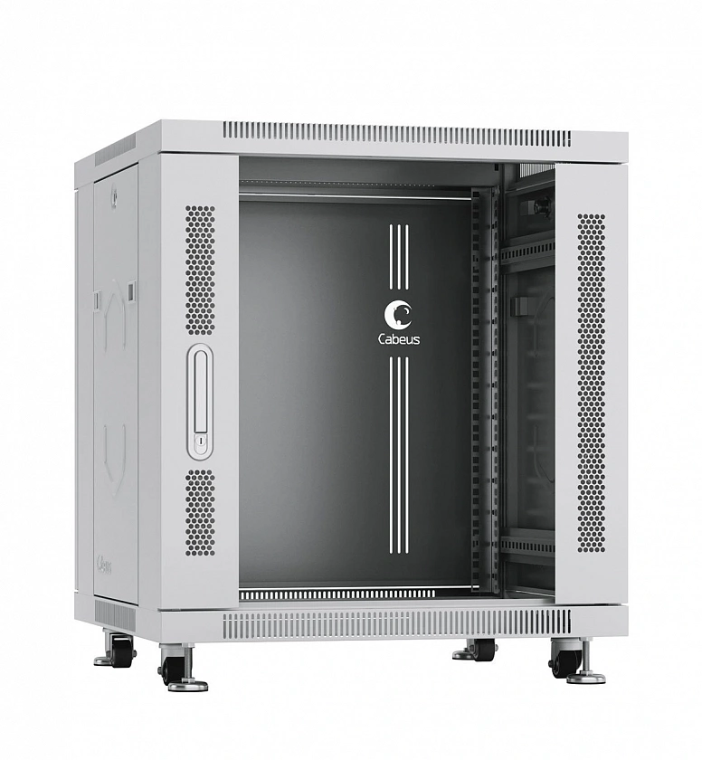 SH-05C-12U60/80 (7646c) Шкаф напольный 19-дюймовый, 12U - YUM