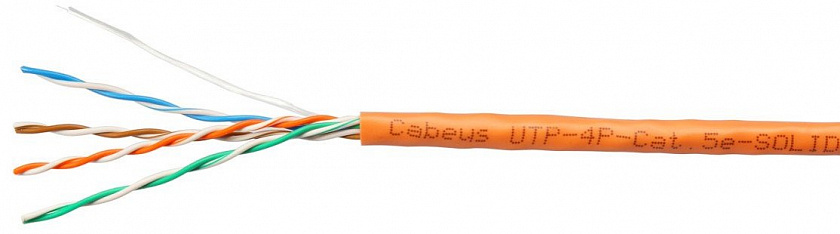UTP-4P-Cat.5e-SOLID-LSZH-LIGHT (9996c) Кабель «витая пара» (LAN) для структурированных систем связи - YUM