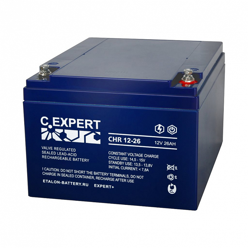 ETALON C.EXPERT CHR 12-26 Аккумулятор герметичный свинцово-кислотный - YUM