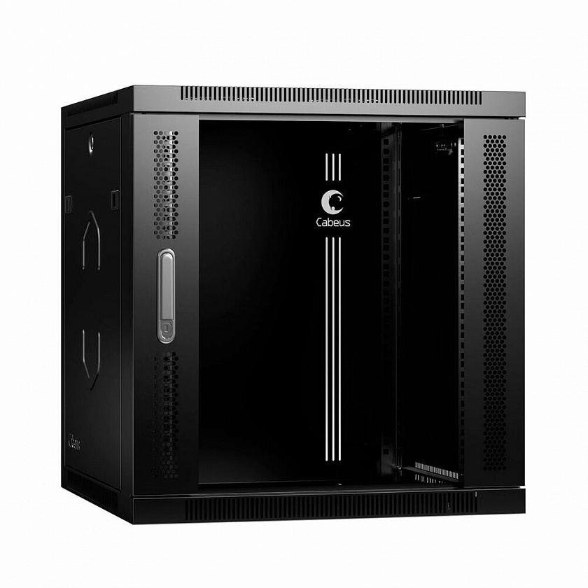 SH-05F-12U60/60-R-BK (10743c) Шкаф настенный 19", 12U - YUM