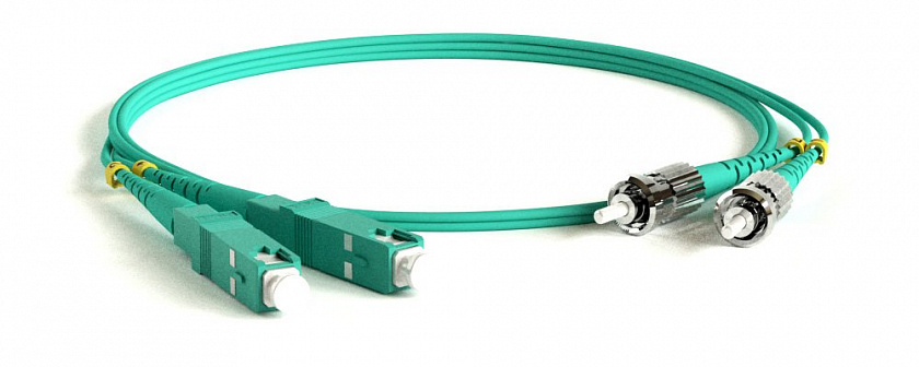 FC-D2-503-SC/PR-ST/PR-H-5M-LSZH-AQ Патч-корд волоконно-оптический многомодовый - YUM