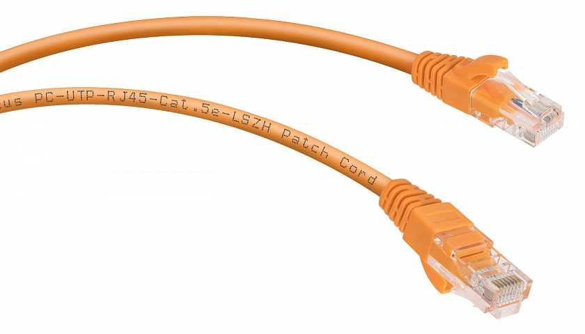 PC-UTP-RJ45-Cat.5e-1.5m-OR-LSZH (9522c) Патч-корд медный - YUM