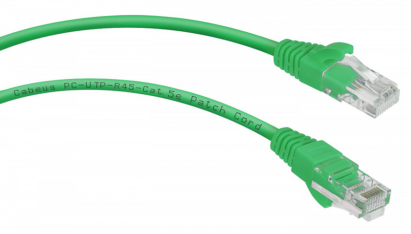PC-UTP-RJ45-Cat.5e-0.5m-GN (7667c) Патч-корд медный - YUM