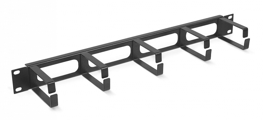 JB08-1U-BK (7115c) Кабельный организатор 19" - YUM