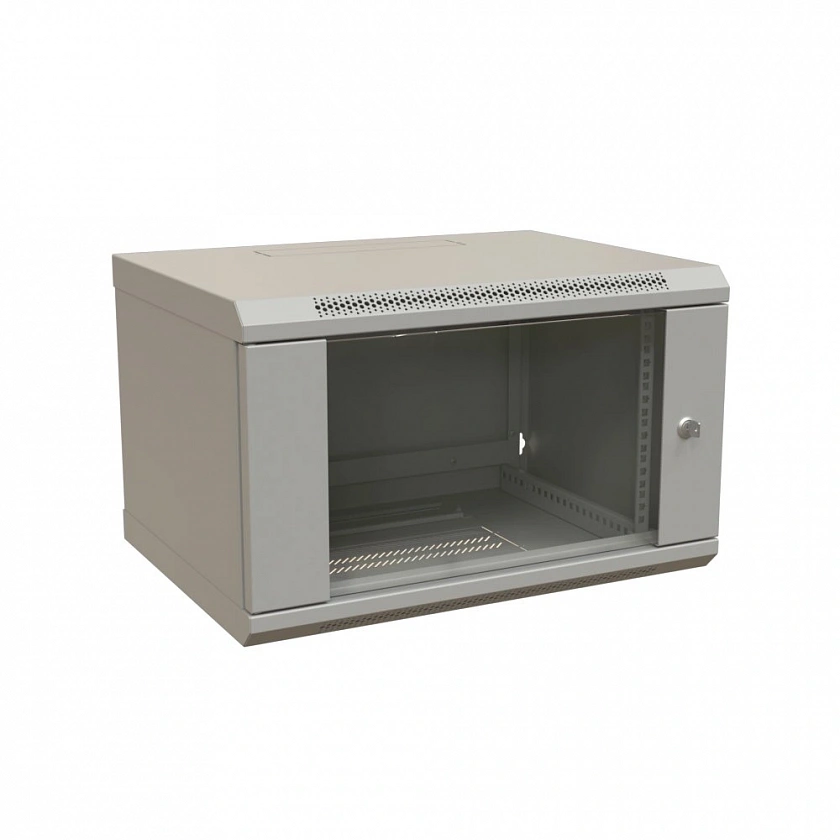 WR-TW-0666-GP-RAL7035 Шкаф настенный 19-дюймовый, 6U - YUM