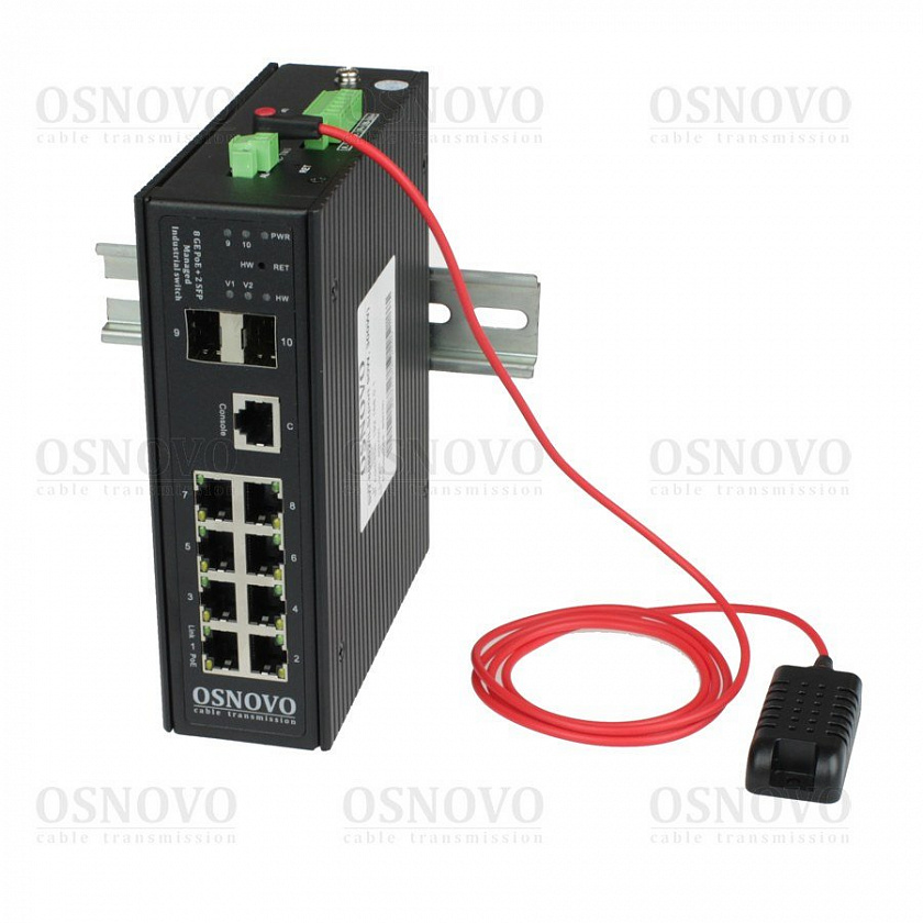 SW-80802/ILS(port 90W,300W) Коммутатор с PoE - YUM
