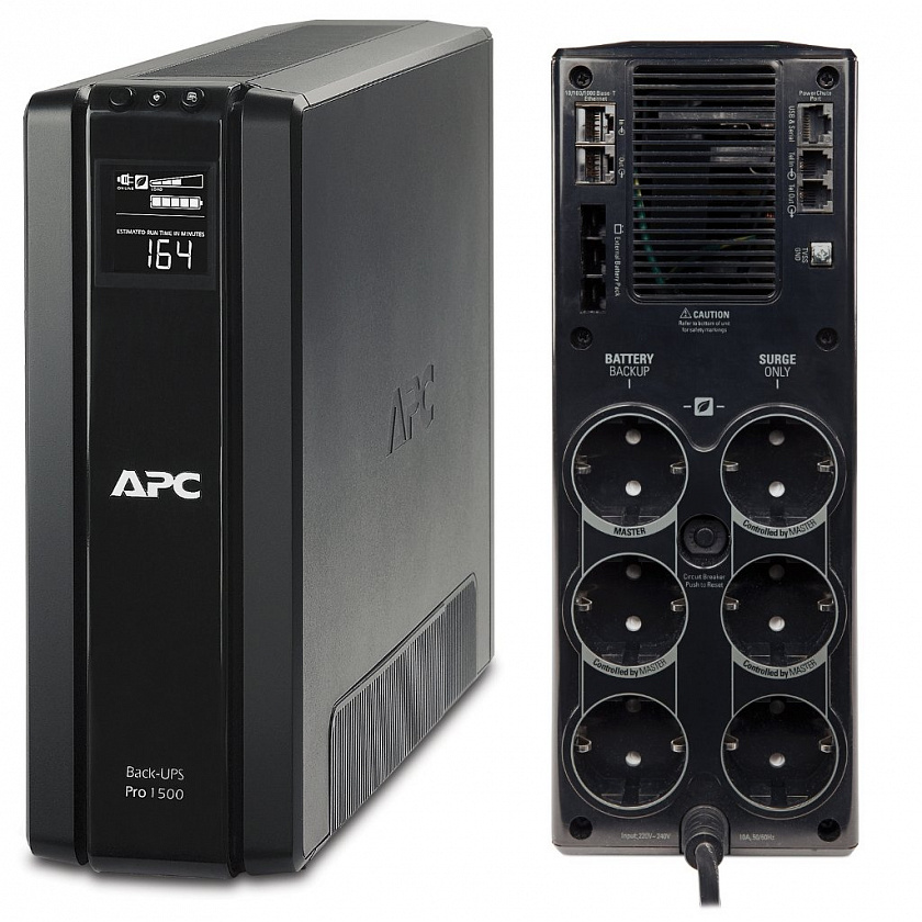 BR1500G-RS APC Back-UPS Pro 1500 ВА Источник бесперебойного питания - YUM