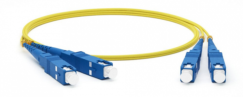 FC-D2-9-SC/UR-SC/UR-H-1M-LSZH-YL Патч-корд волоконно-оптический - YUM