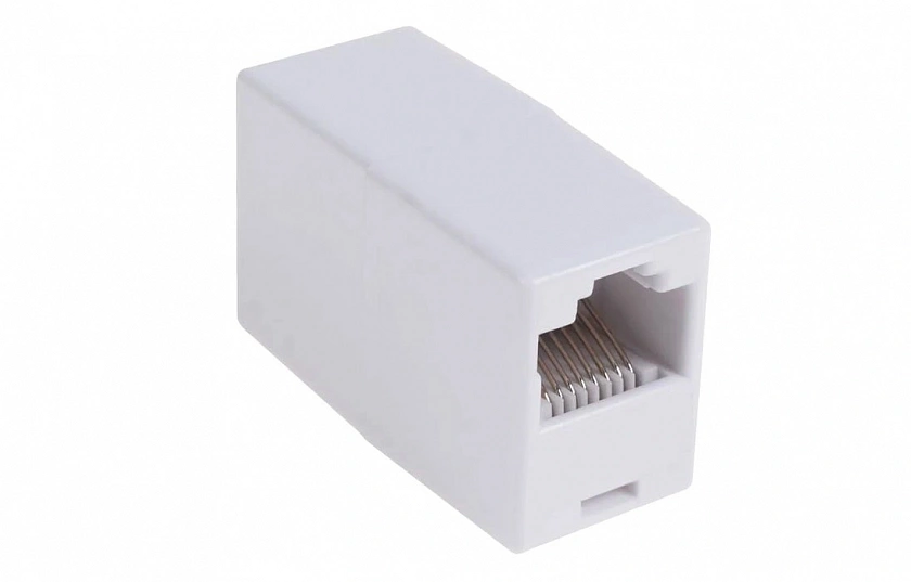 RJ-45 (розетка)-RJ-45 (розетка) (белый) Разъем распределительный - YUM