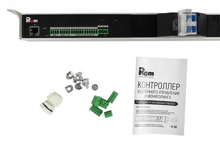 R-MC1-32-4x3C13-4x2C19-A-1820-K Блок силовых розеток с контроллером - YUM