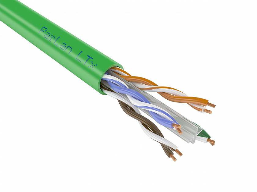 ParLan U/UTP Cat6 PVCLS нг(А)-LSLTx 4х2х0,57 Кабель «витая пара» (LAN) для структурированных систем связи - YUM