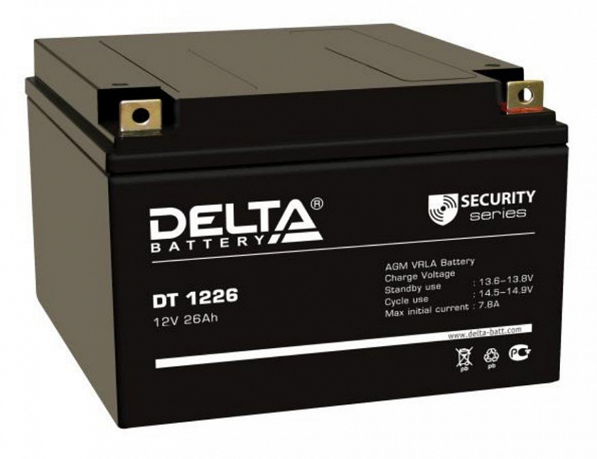 Delta DT 1226 Аккумулятор герметичный свинцово-кислотный - YUM