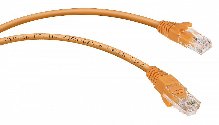 PC-UTP-RJ45-Cat.6-0.5m-OR (8697c) Патч-корд медный - YUM