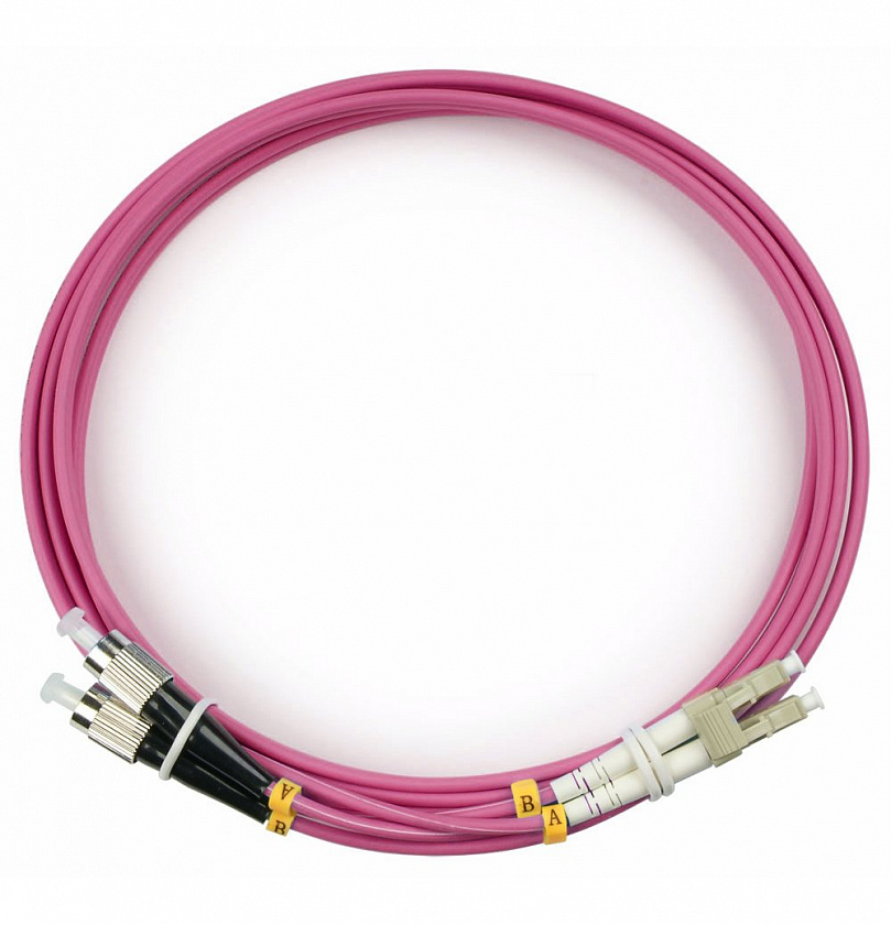 FOP-50-OM4-LC-FC-7m (9155c) Патч-корд оптический - YUM
