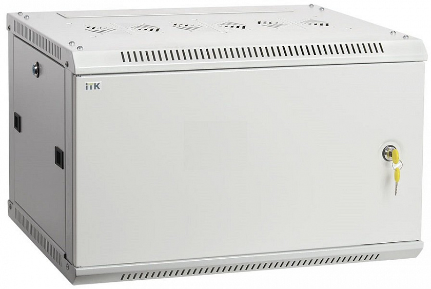 LWR3-06U64-MF (серый) Шкаф телекоммуникационный 19", дверь металл - YUM