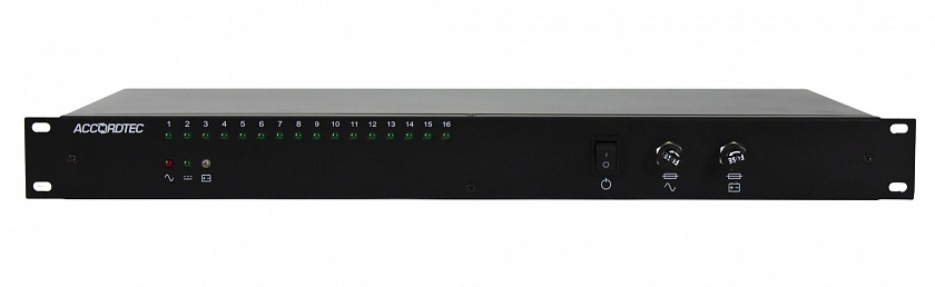 ББП-80х1 v.16 RACK 1U Источник вторичного электропитания - YUM