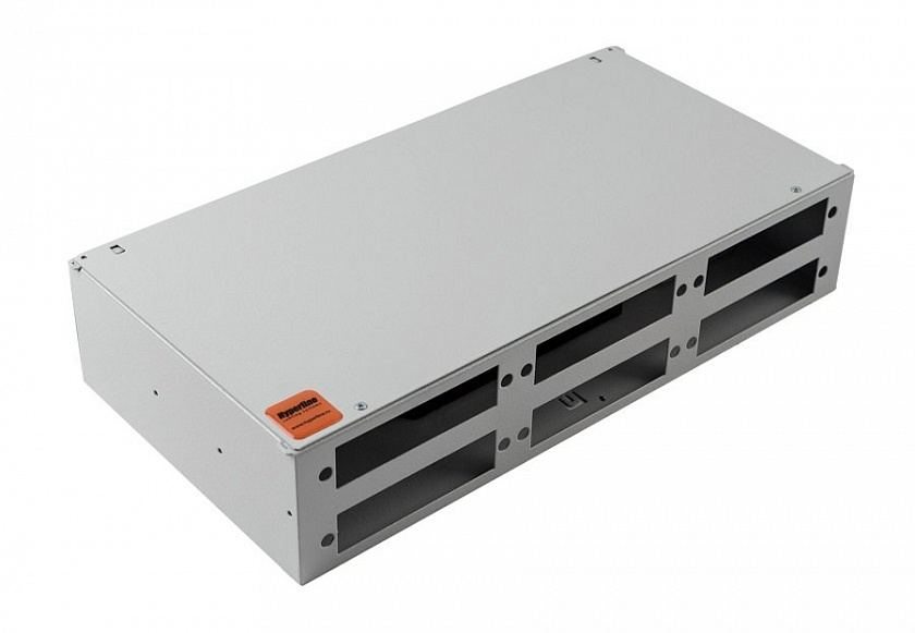FO-19R-2U-6xSLT-W140H42-48UN-GY Кросс оптический 19'' - YUM