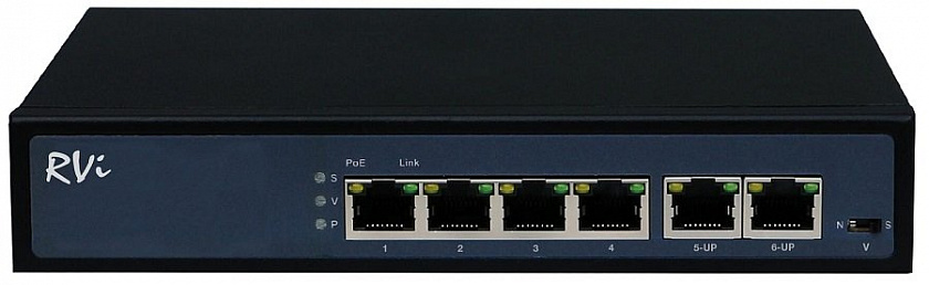 RVi-1NS04F-2T Коммутатор с питанием по PoE - YUM