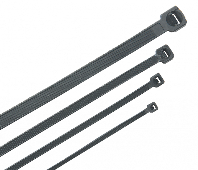 HKB-W25-L200 (100 шт) кабельный ХКн 2,5х200мм нейлон черный - YUM
