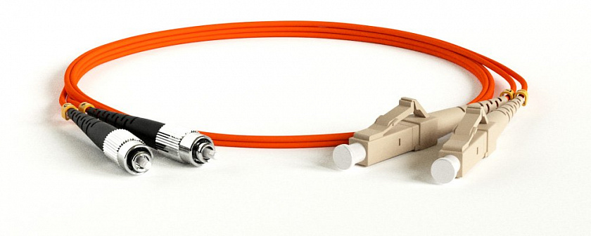 FC-D2-50-FC/PR-LC/PR-H-3M-LSZH-OR Патч-корд волоконно-оптический многомодовый - YUM