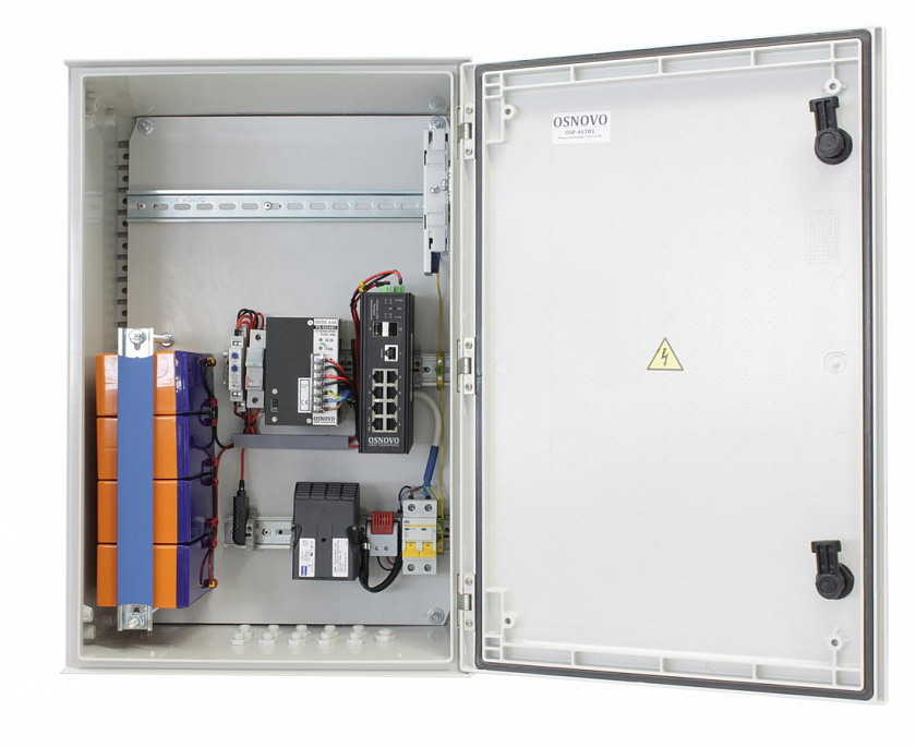 OSP-46TB1(SW-80802/ILS(port 90W)) Уличный коммутатор с PoE - YUM