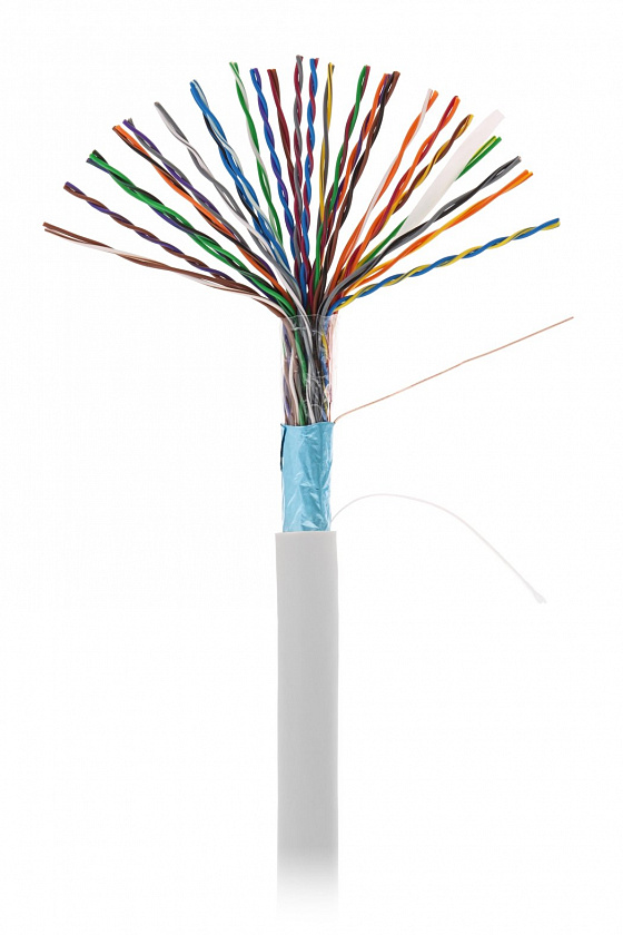 F/UTP 25pair, Cat5, In, PVC (EC-UF025-5-PVC-GY-3) Кабель «витая пара» (LAN) для структурированных систем связи - YUM