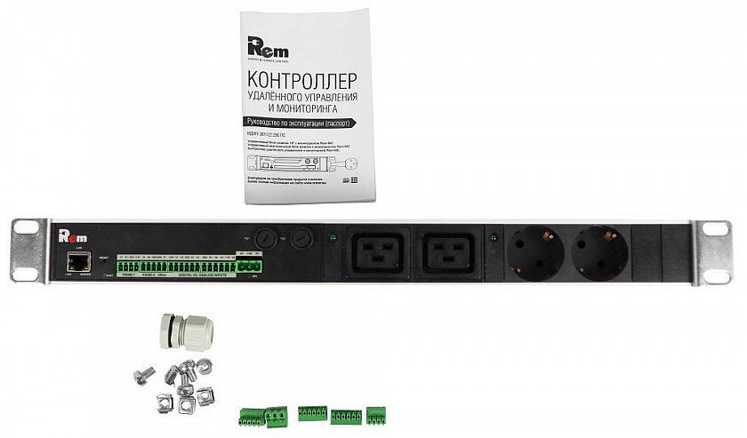 R-MC1-32-2S-2C19-440-K Блок силовых розеток с контроллером - YUM