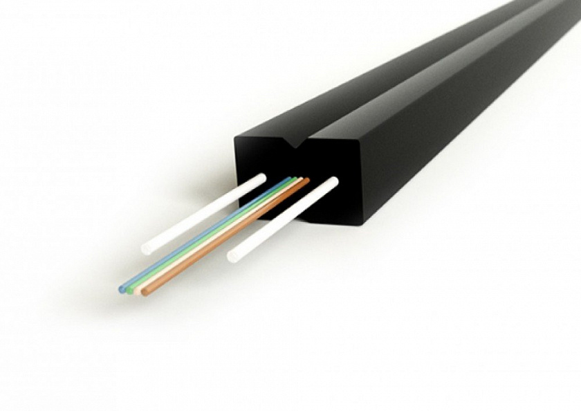 FO-FTTH-IN-9S-4-LSZH-BK Кабель волоконно-оптический одномодовый - YUM