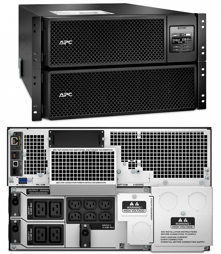 SRT10KRMXLI APC Smart-UPS SRT 10000 ВА RM Источник бесперебойного питания - YUM
