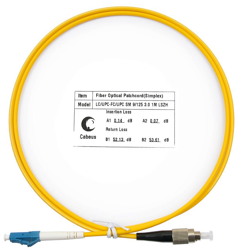 FOP(s)-9-LC-FC-7m (8324c) Патч-корд оптический - YUM
