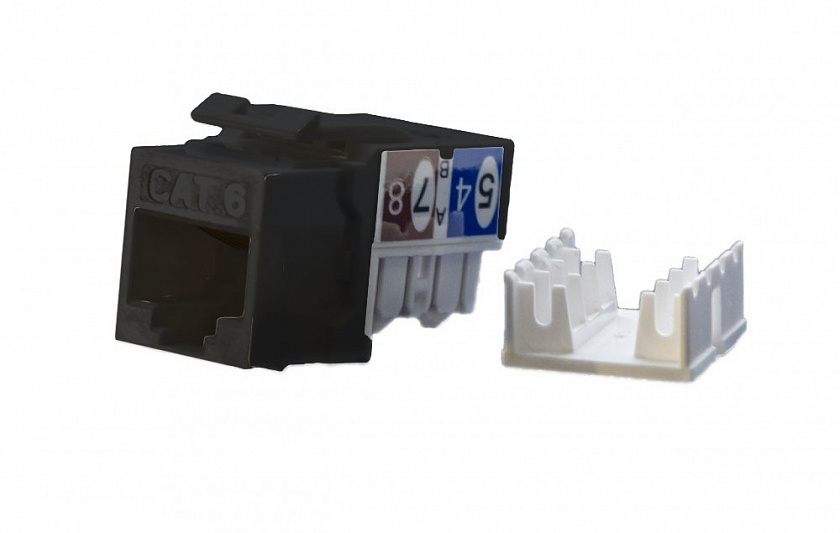 KJ9-8P8C-C6-90-BK Вставка Keystone Jack RJ-45 - YUM
