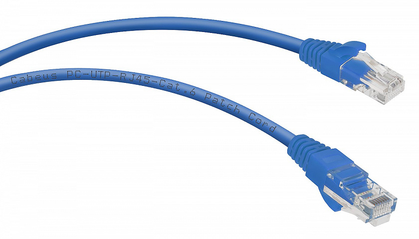 PC-UTP-RJ45-Cat.6-2m-BL (8679c) Патч-корд медный - YUM