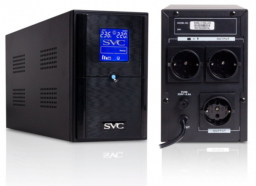 SVC V-1200-L-LCD Источник бесперебойного питания - YUM