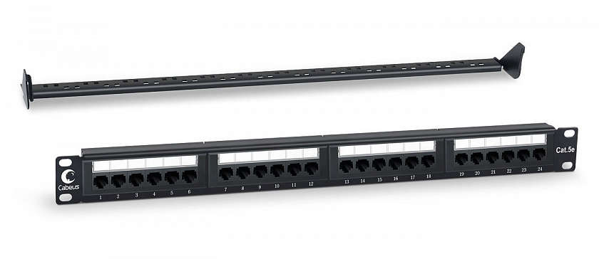 PL-24-Cat.5e-Dual (7000c) Патч-панель 19" - YUM