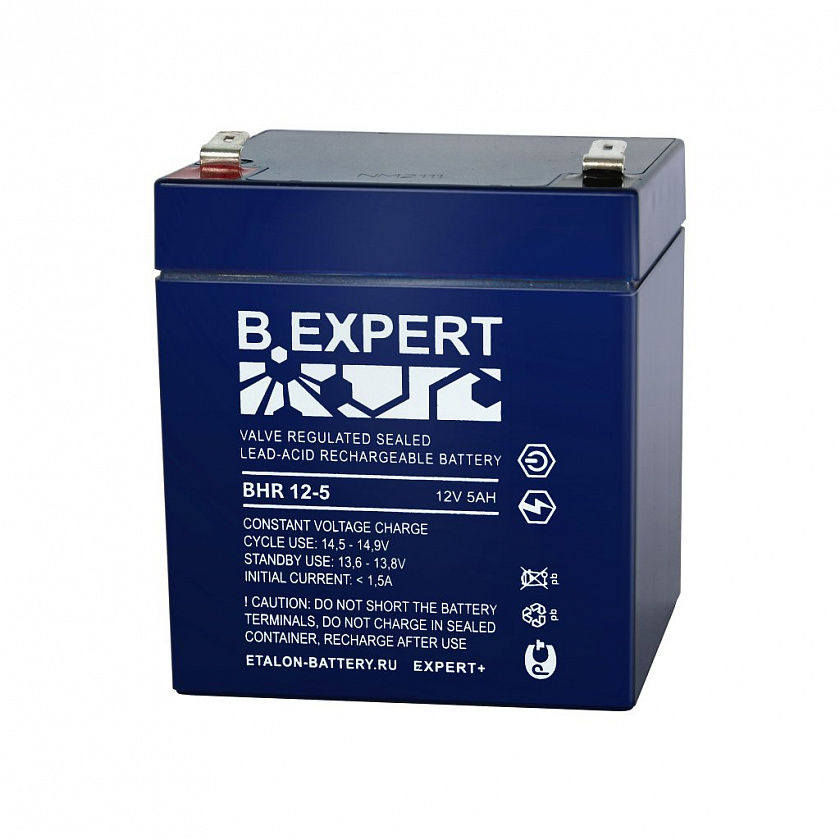 ETALON B.EXPERT BHR 12-5 Аккумулятор герметичный свинцово-кислотный - YUM
